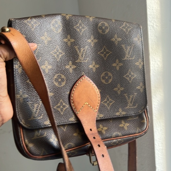 Vintage Louis Vuitton Monogram Cartouchiere MM Crossbody - Picture 14 of 15